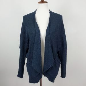 Confess Blue Cardigan with Pockets